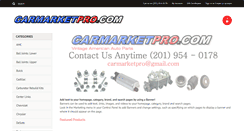 Desktop Screenshot of carmarketpro.com